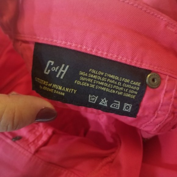 Citizens Of Humanity pink Thompson skinny jeans size 25 (U7) - Picture 4 of 8